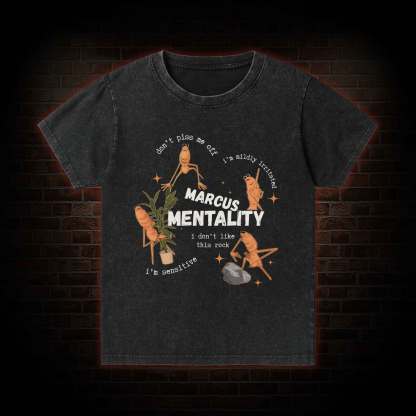 Marcus the Worm Kid Washed T-Shirt