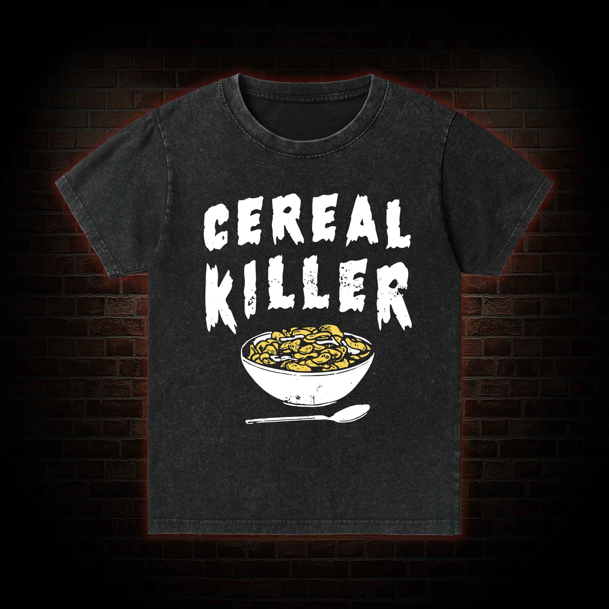 Cereal Killer Kid Washed T-Shirt