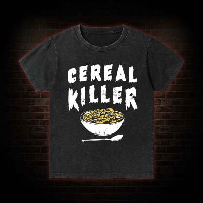 Cereal Killer Kid Washed T-Shirt