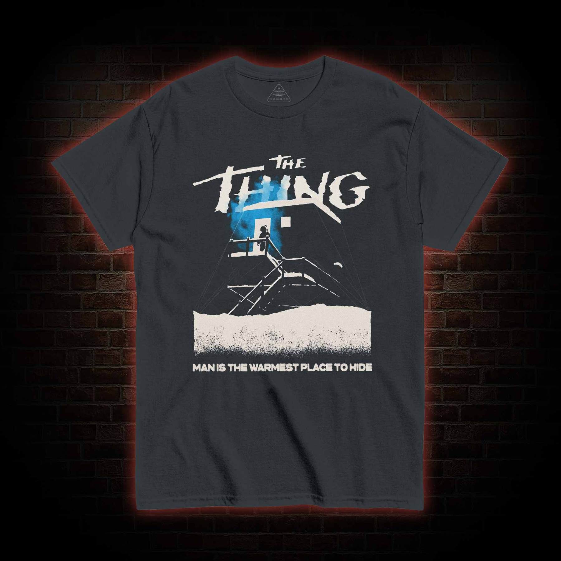 Man is the Warmest Place to Hide T-shirt