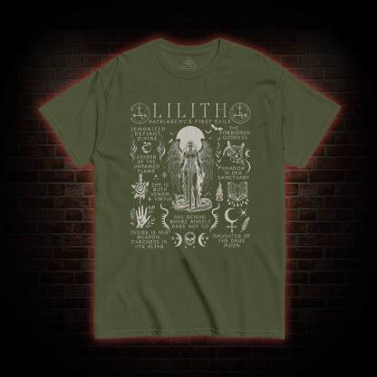 She Rules Over the Lands Where Angels Dare not Tread T-shirt