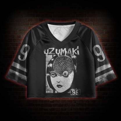 Horror Eyeball Sports Crop Jersey