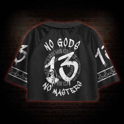 No Gods No Masters Sports Crop Jersey