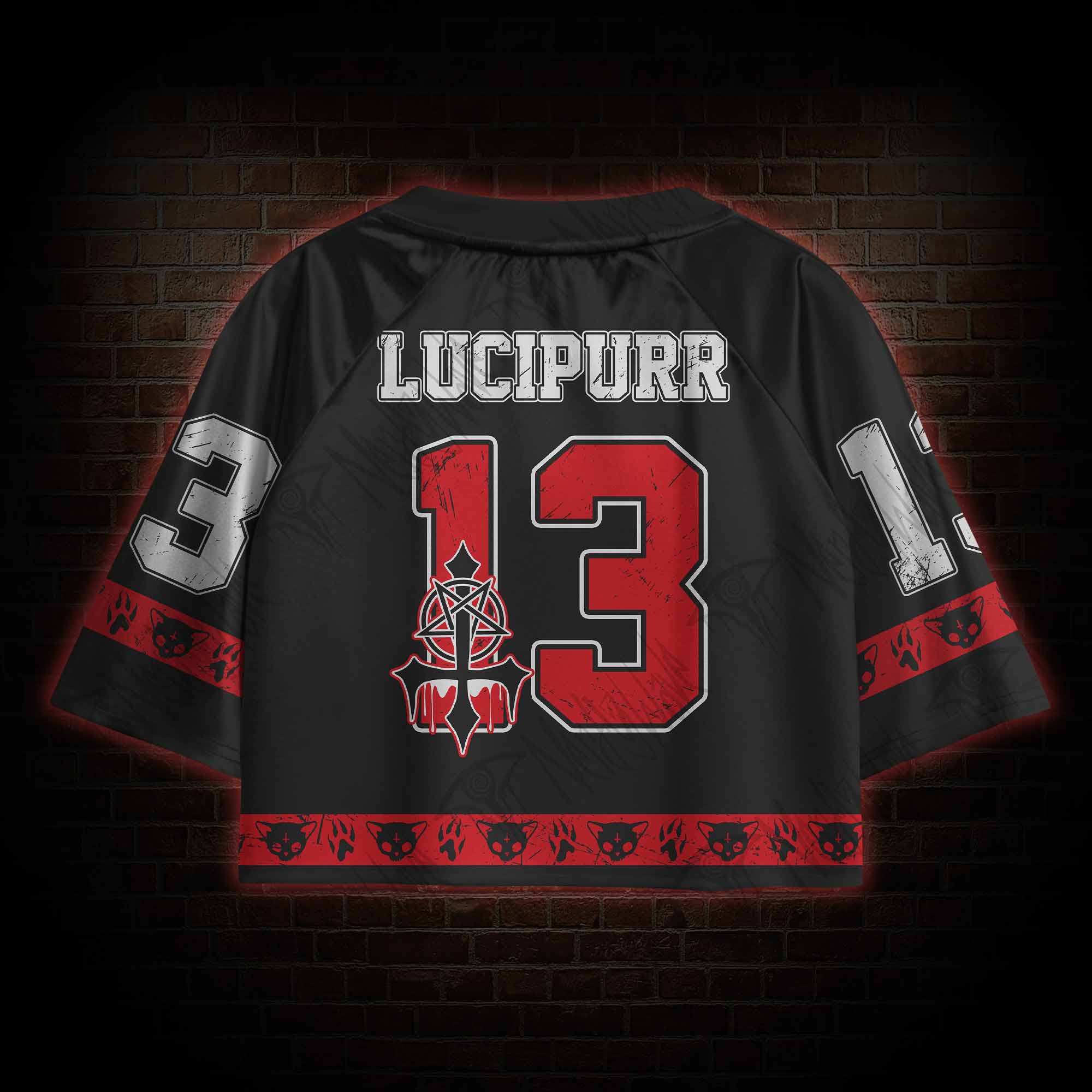 Lucipurr Sports Crop Jersey