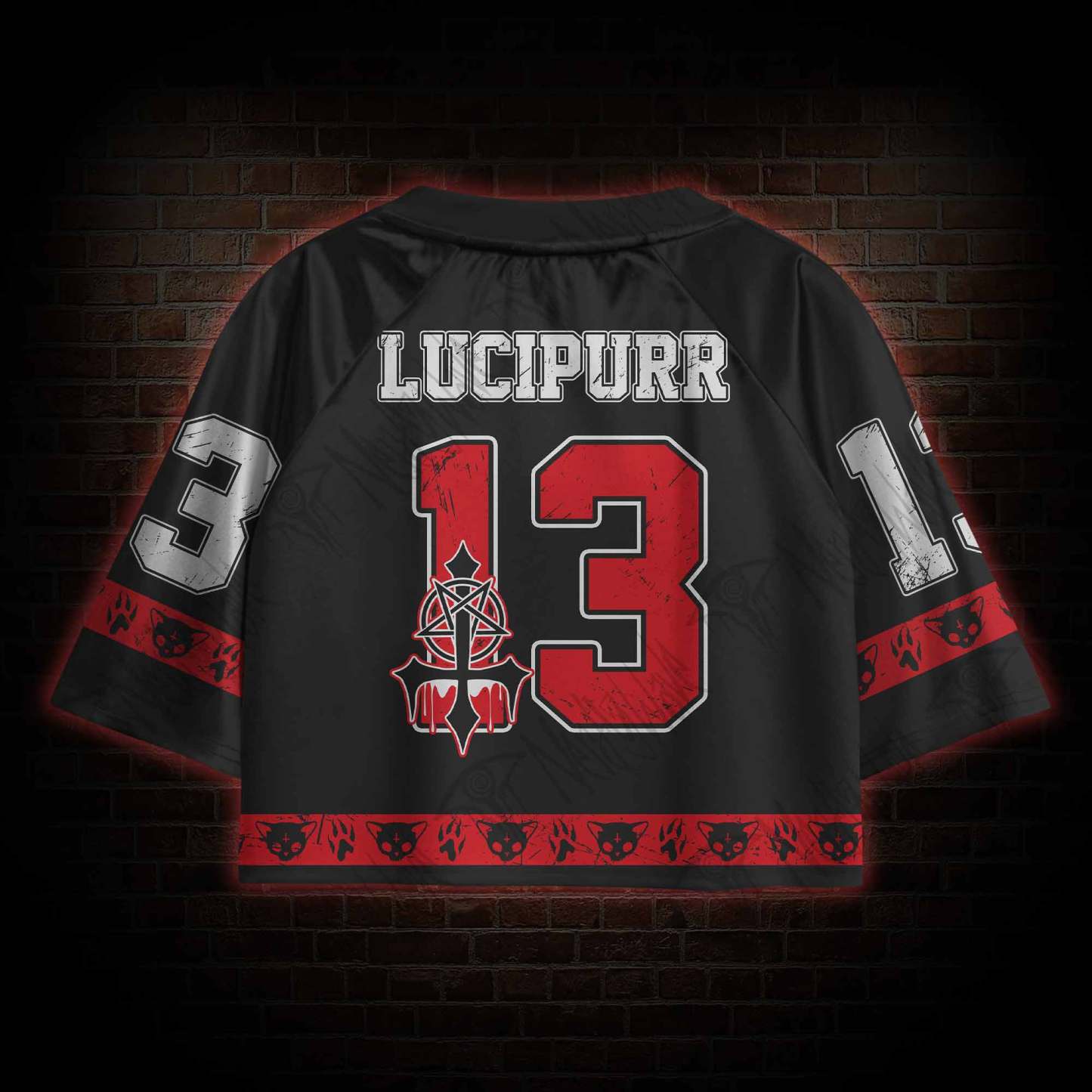 Lucipurr Sports Crop Jersey