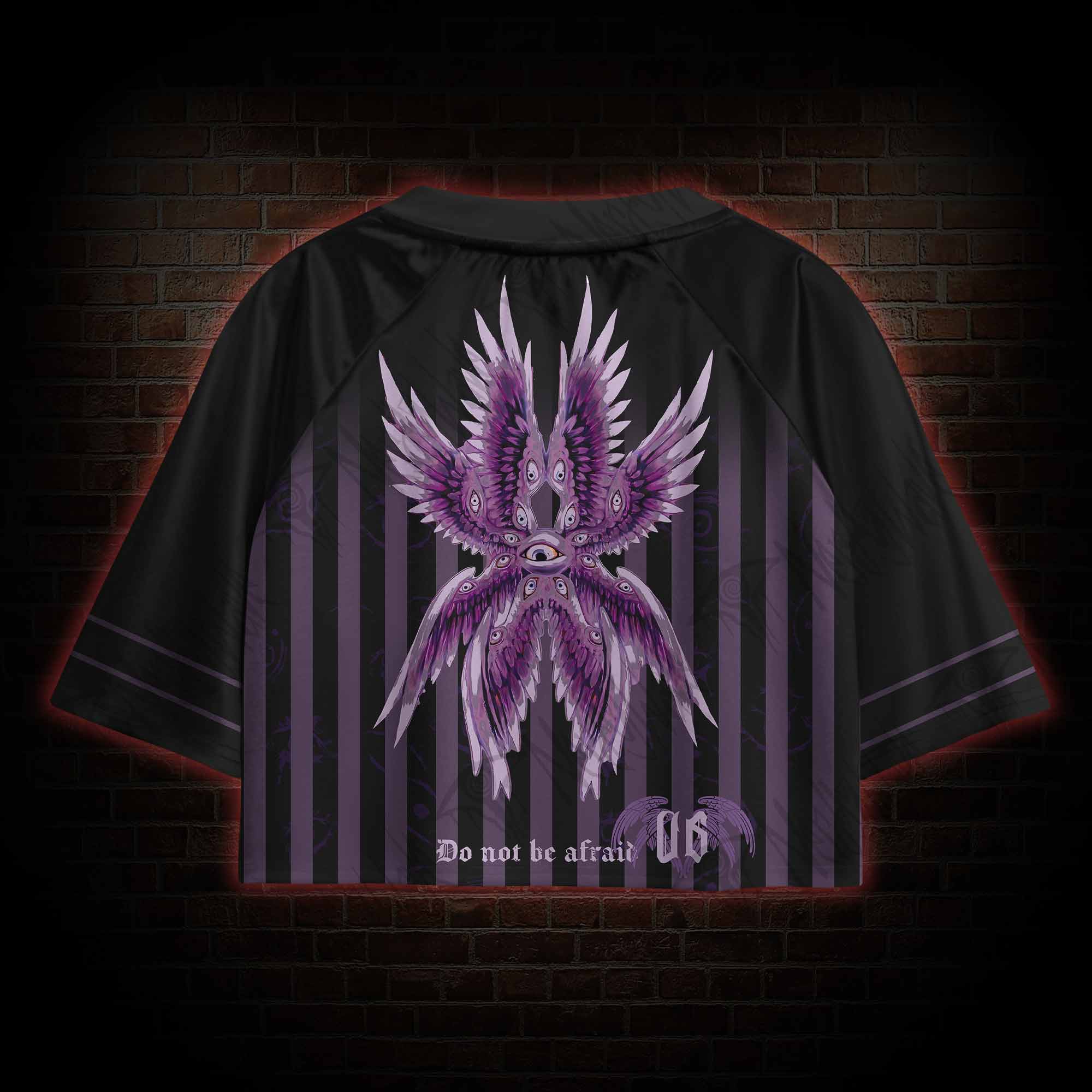 Do Not be Afraid Sports Crop Jersey