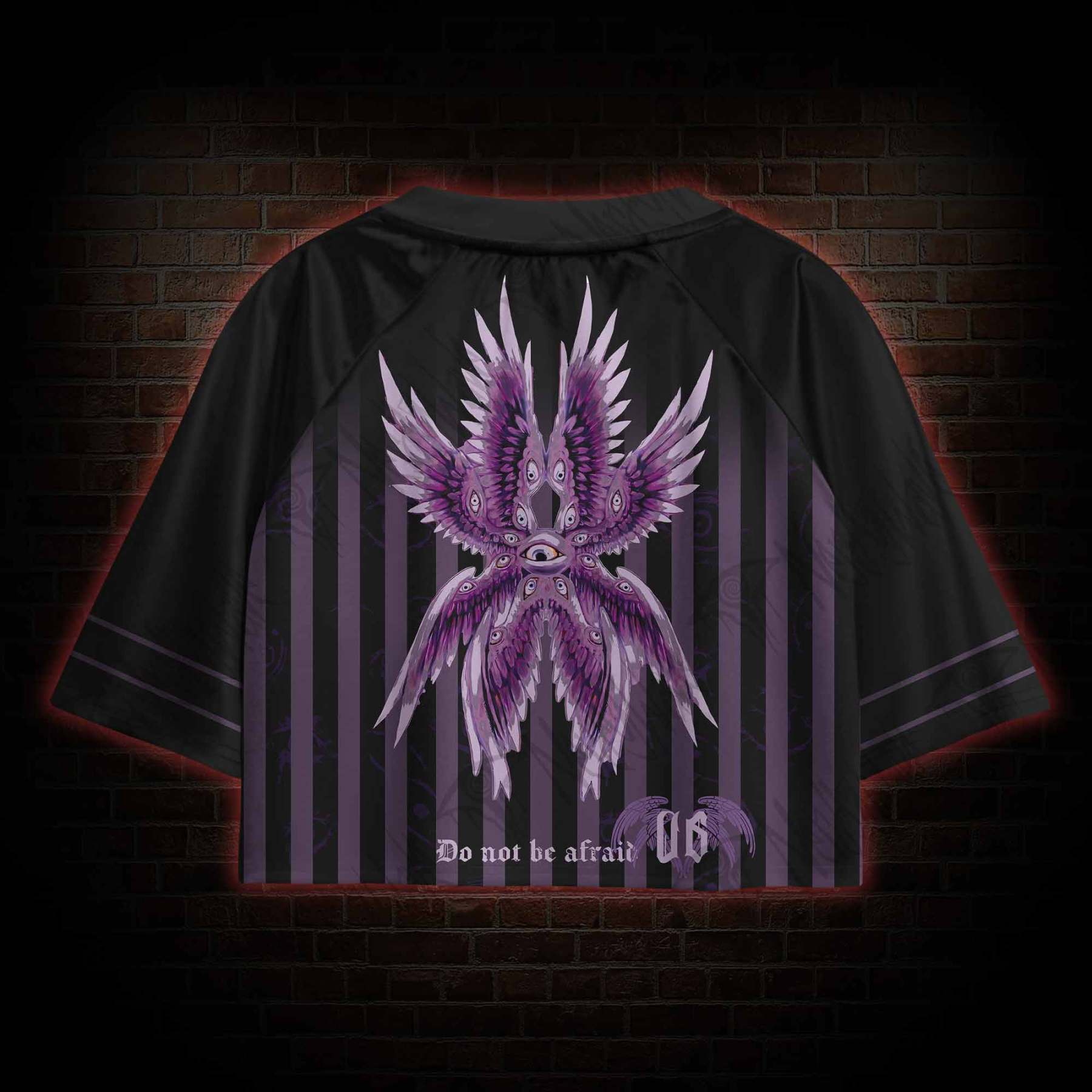 Do Not be Afraid Sports Crop Jersey