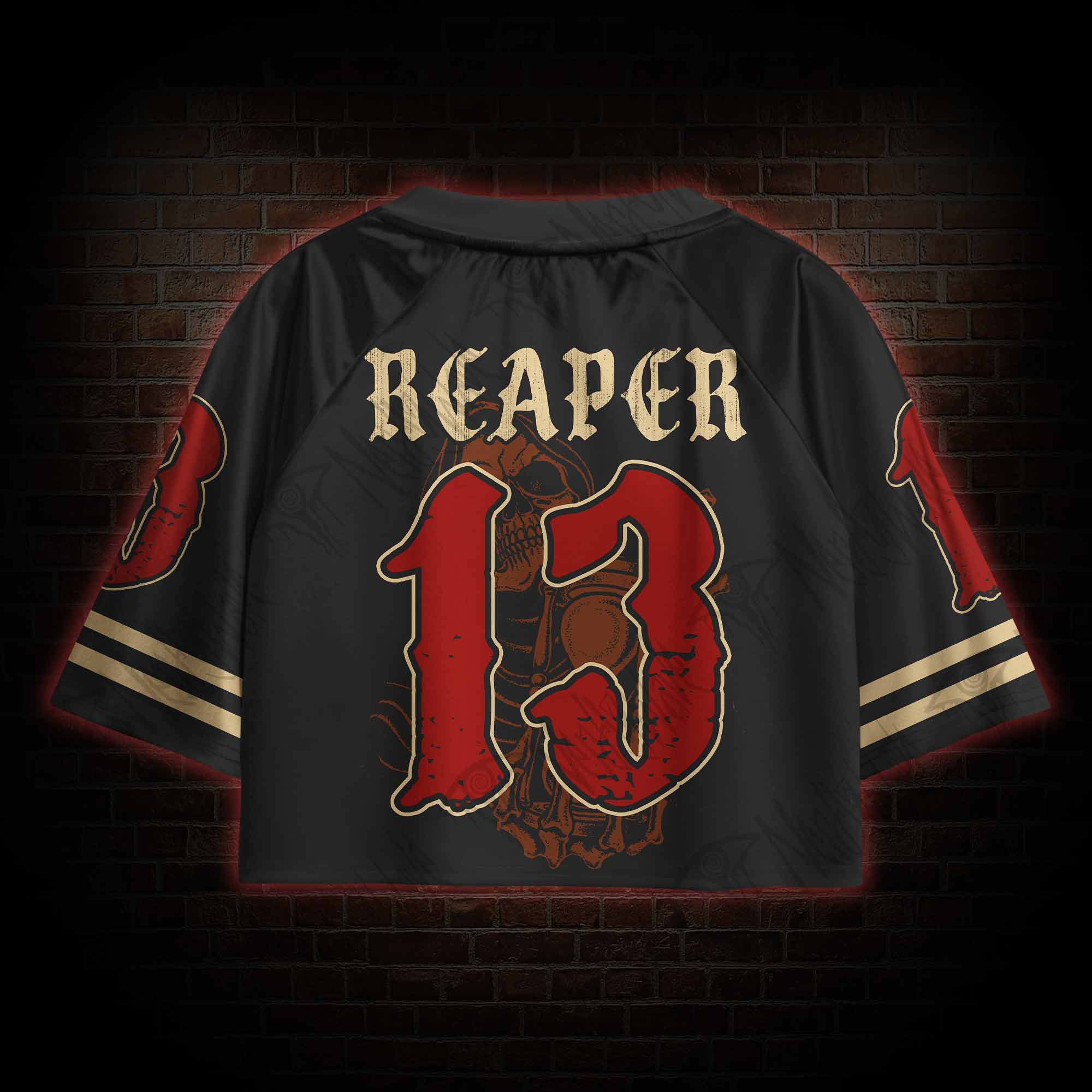 Memento Mori Sports Crop Jersey