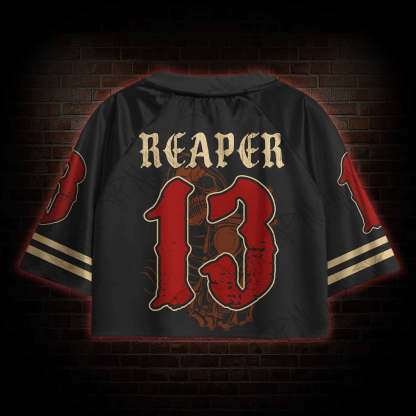 Memento Mori Sports Crop Jersey