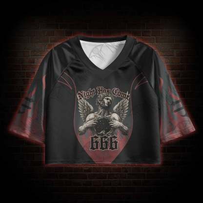 Night has Come Sports Crop Jersey