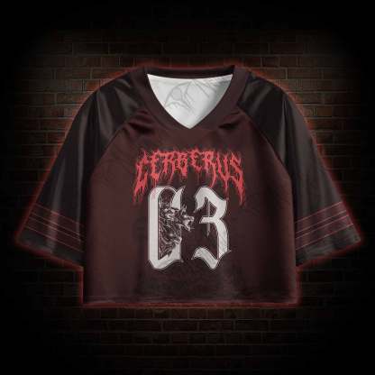 The Hound of Hades Sports Crop Jersey