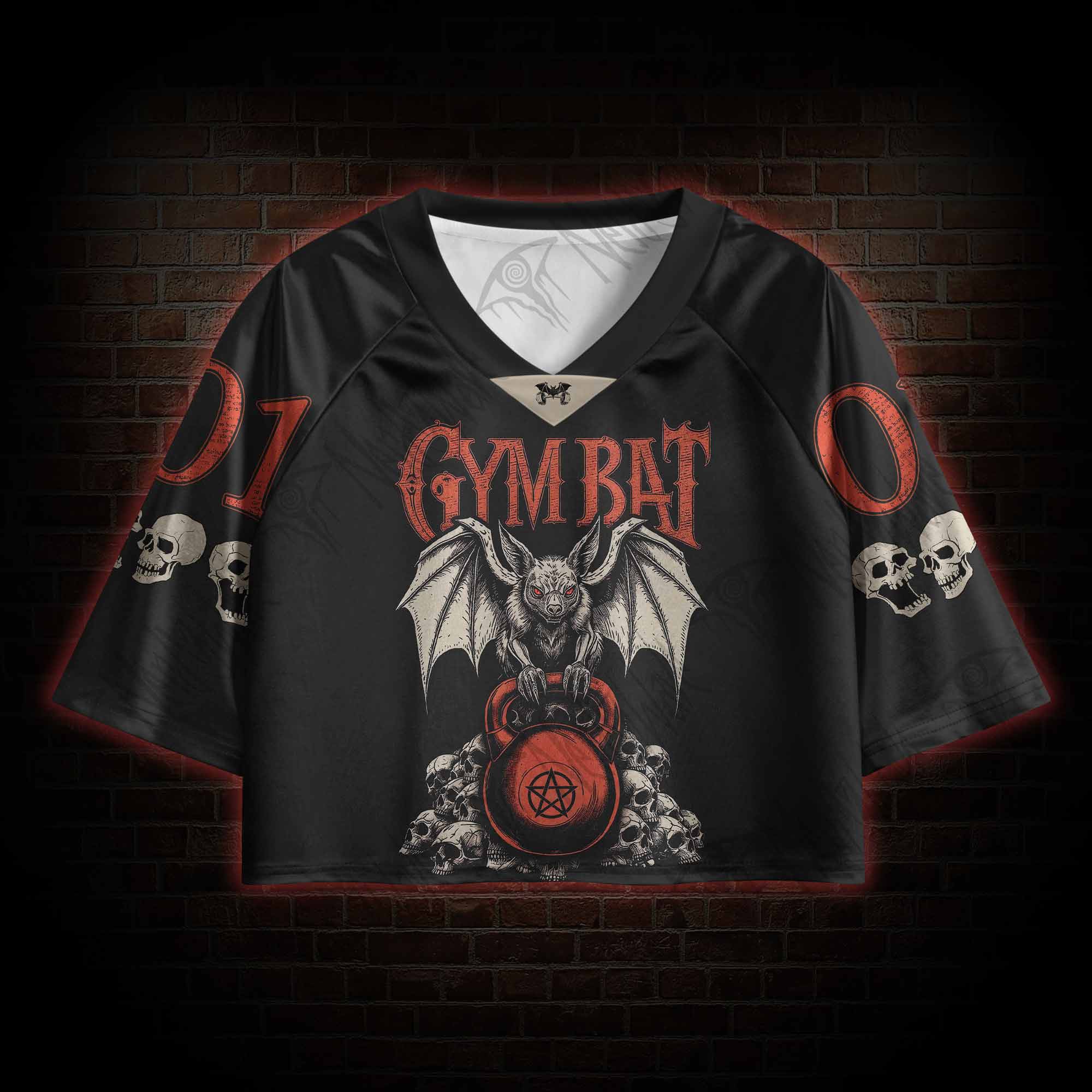 Gym Power Sports Crop Jersey