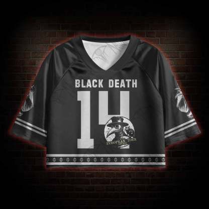 Black Death European Tour Sports Crop Jersey