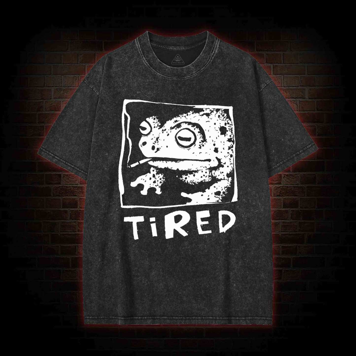 Tired Frog Washed T-shirt