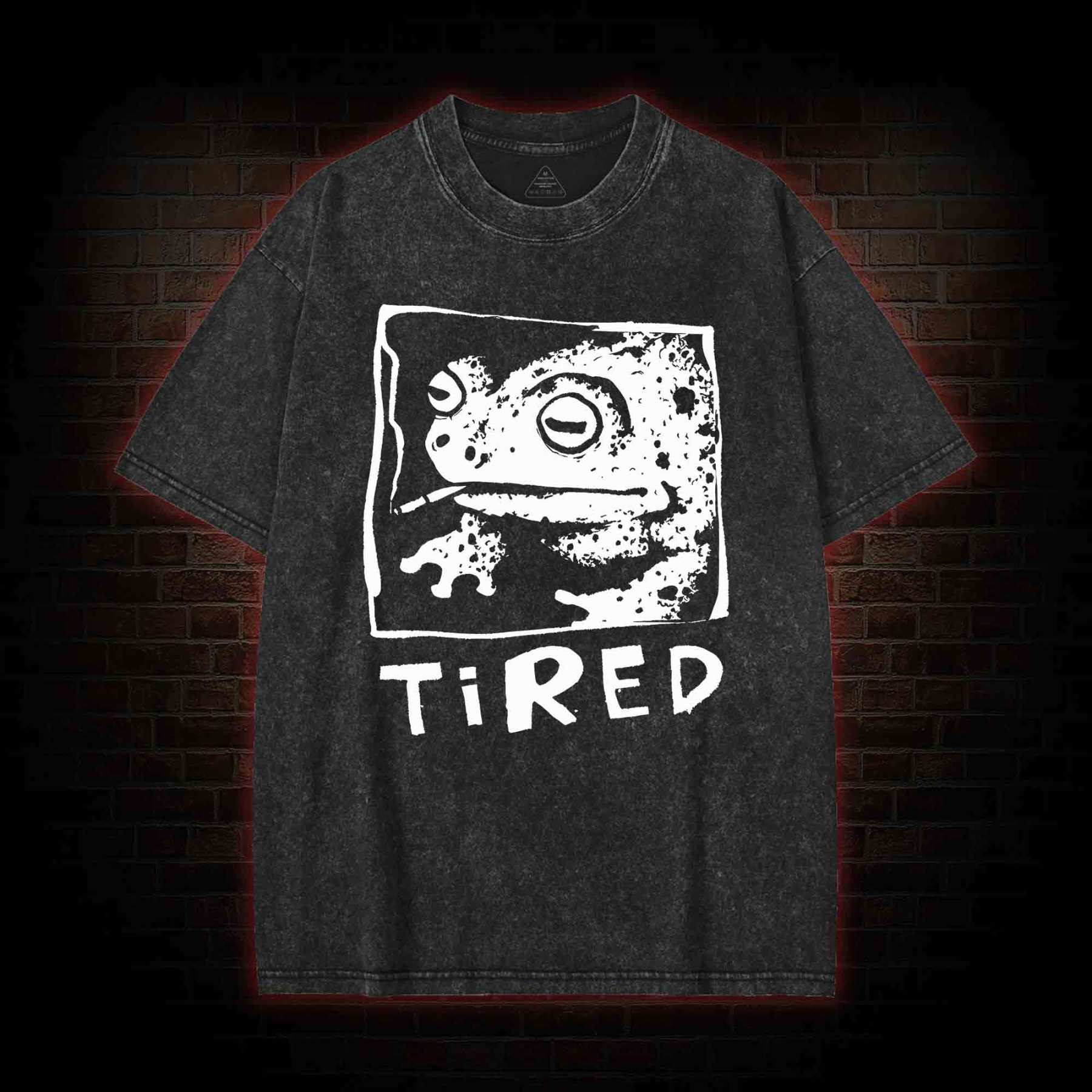 Tired Frog Washed T-shirt