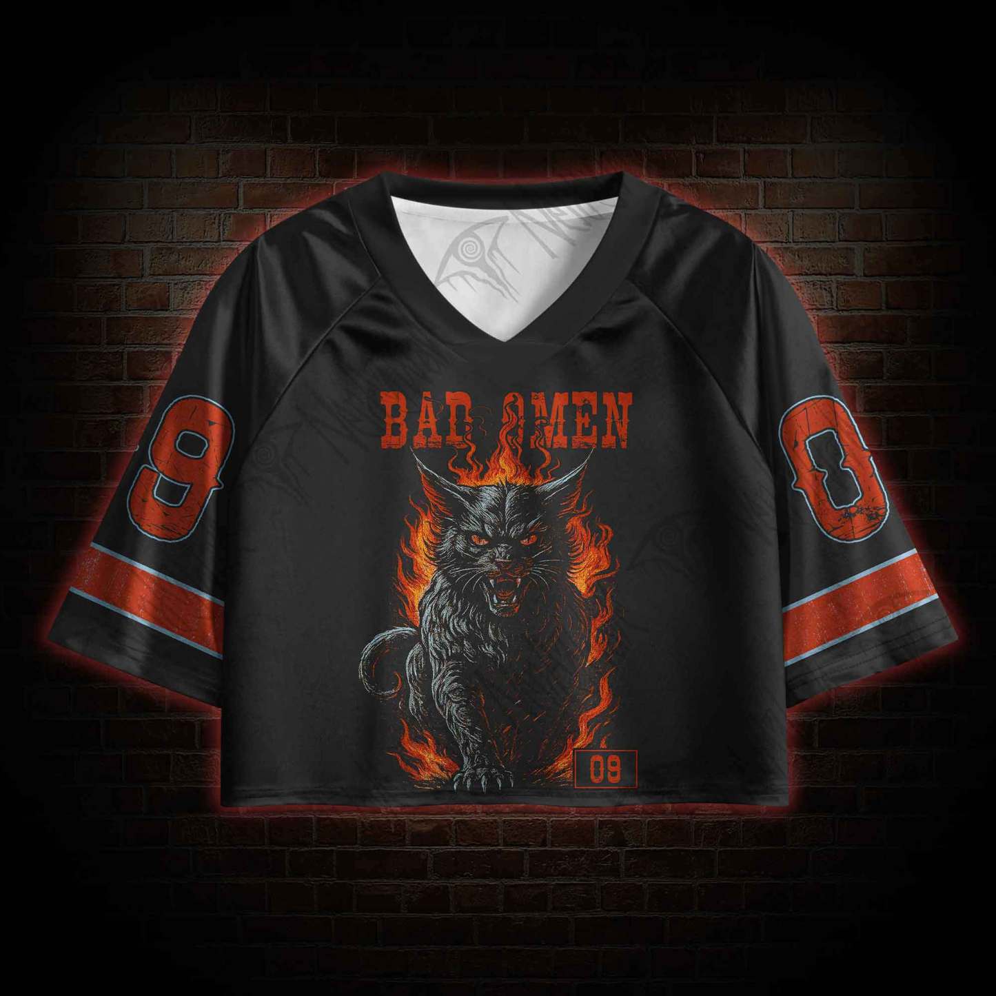 Demon Cat Sports Crop Jersey