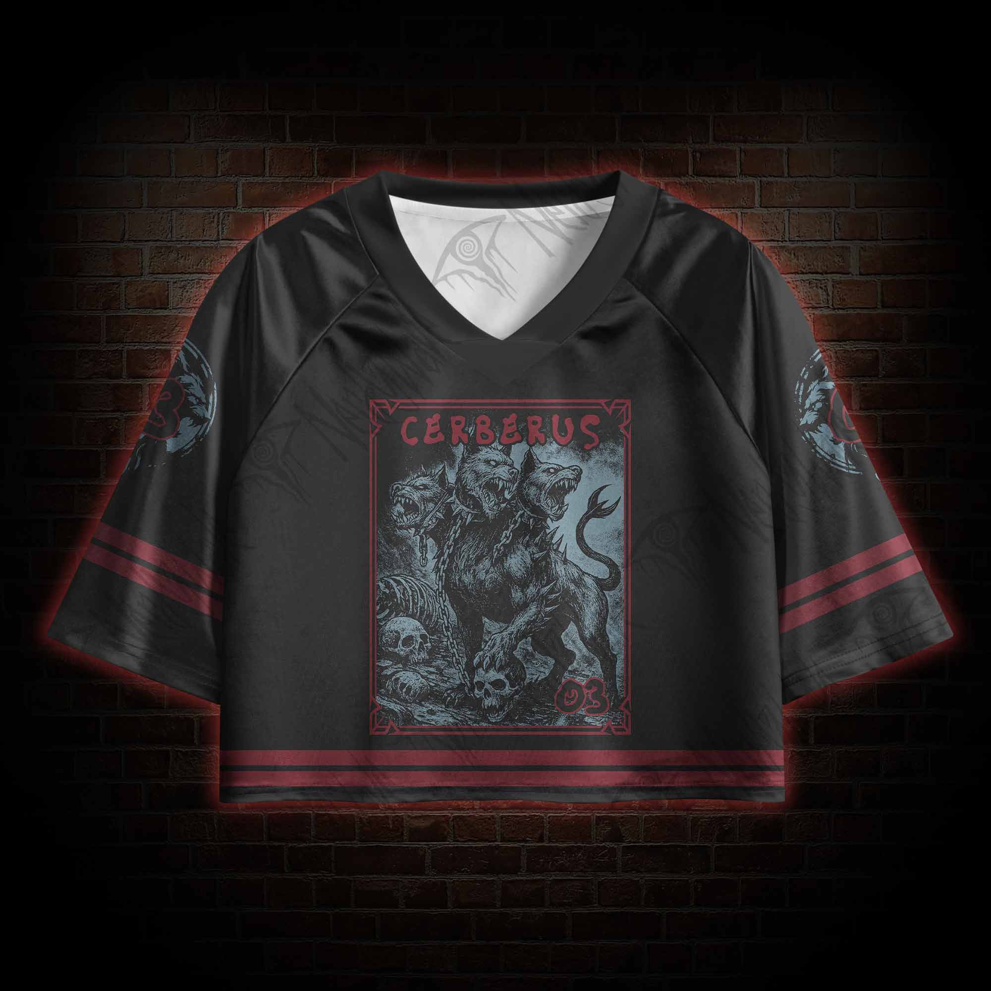 Hell Hound Cerberus Sports Crop Jersey