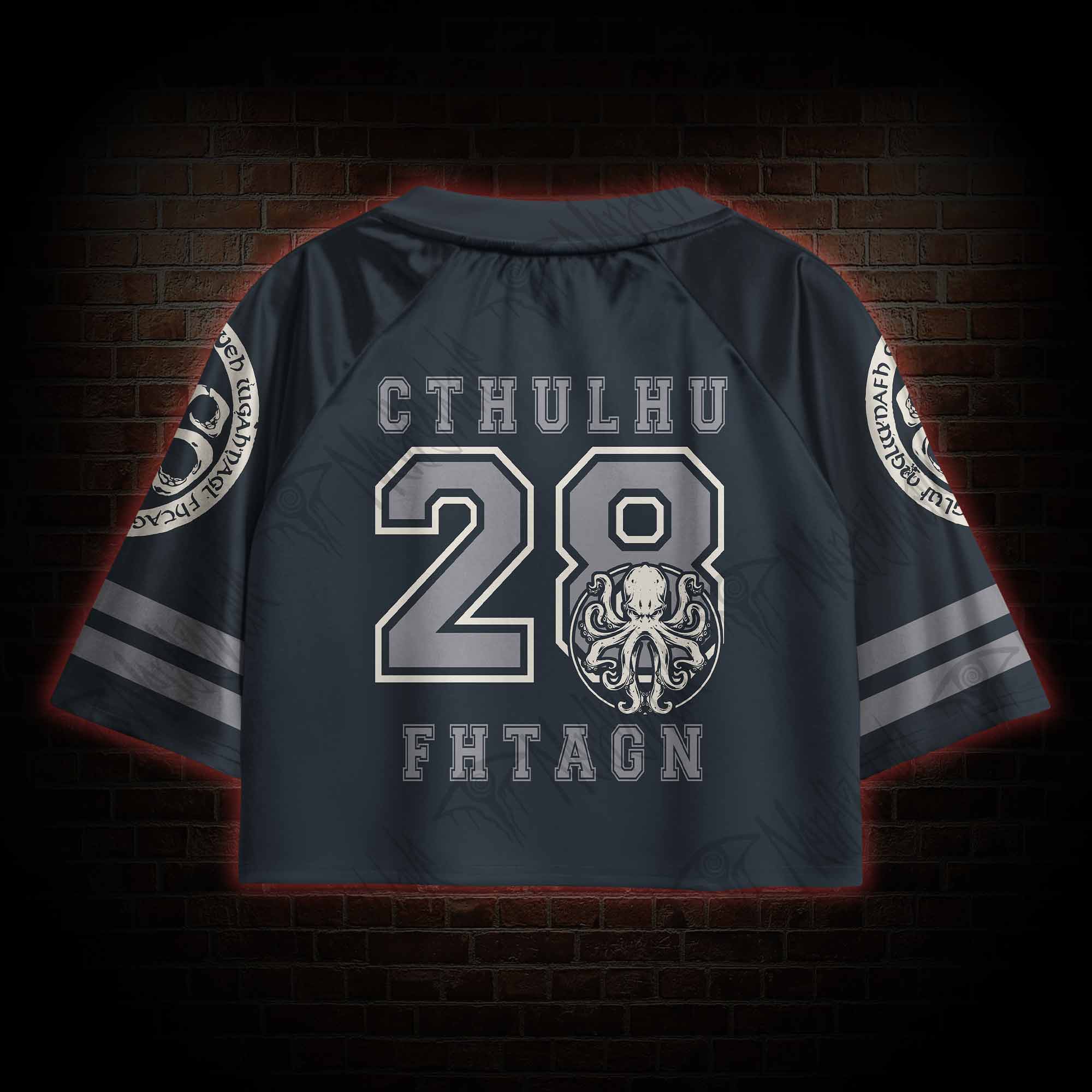 Cthulhu Fhtagn Sports Crop Jersey