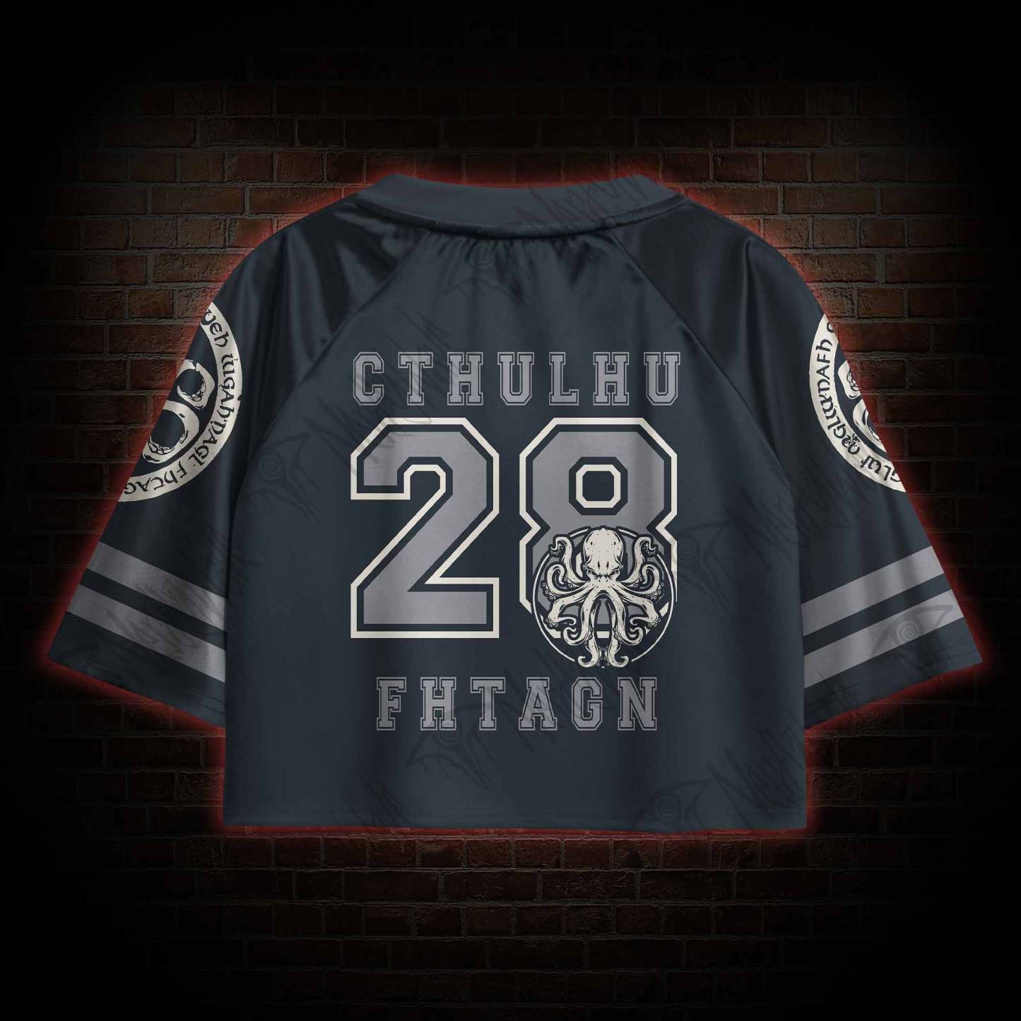 Cthulhu Fhtagn Sports Crop Jersey