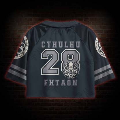 Cthulhu Fhtagn Sports Crop Jersey