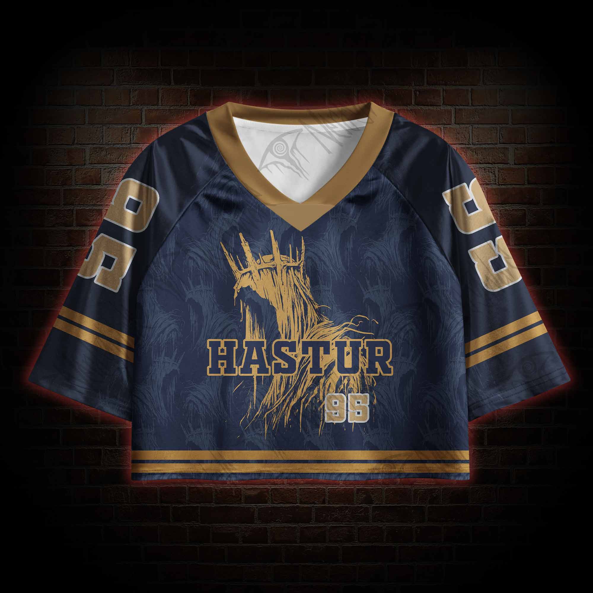 The King in Yellow Sports Crop Jersey