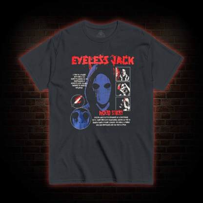 A Man in a Hoodie with Empty Eye Sockets T-shirt