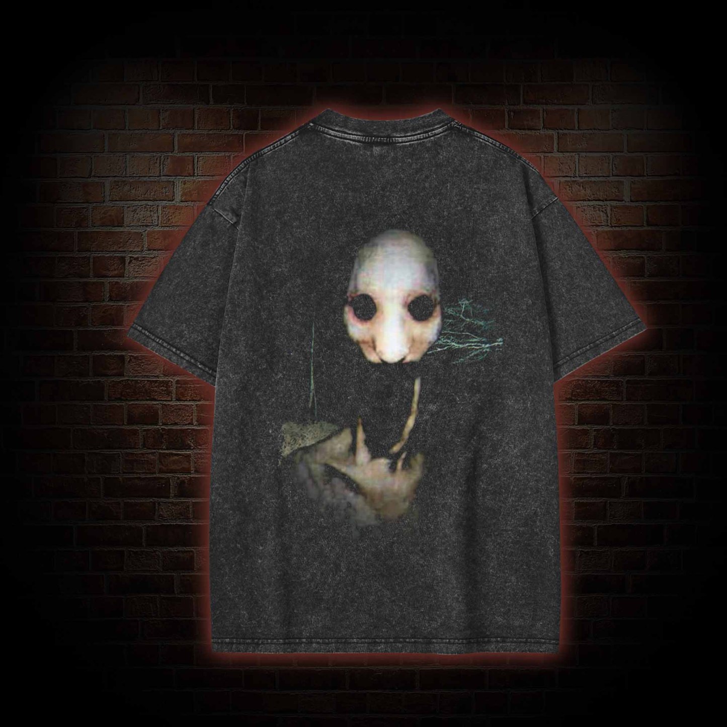 I can Feel it Breathing Behind Me Washed T-shirt