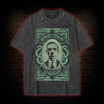 Hp Lovecraft Washed T-shirt