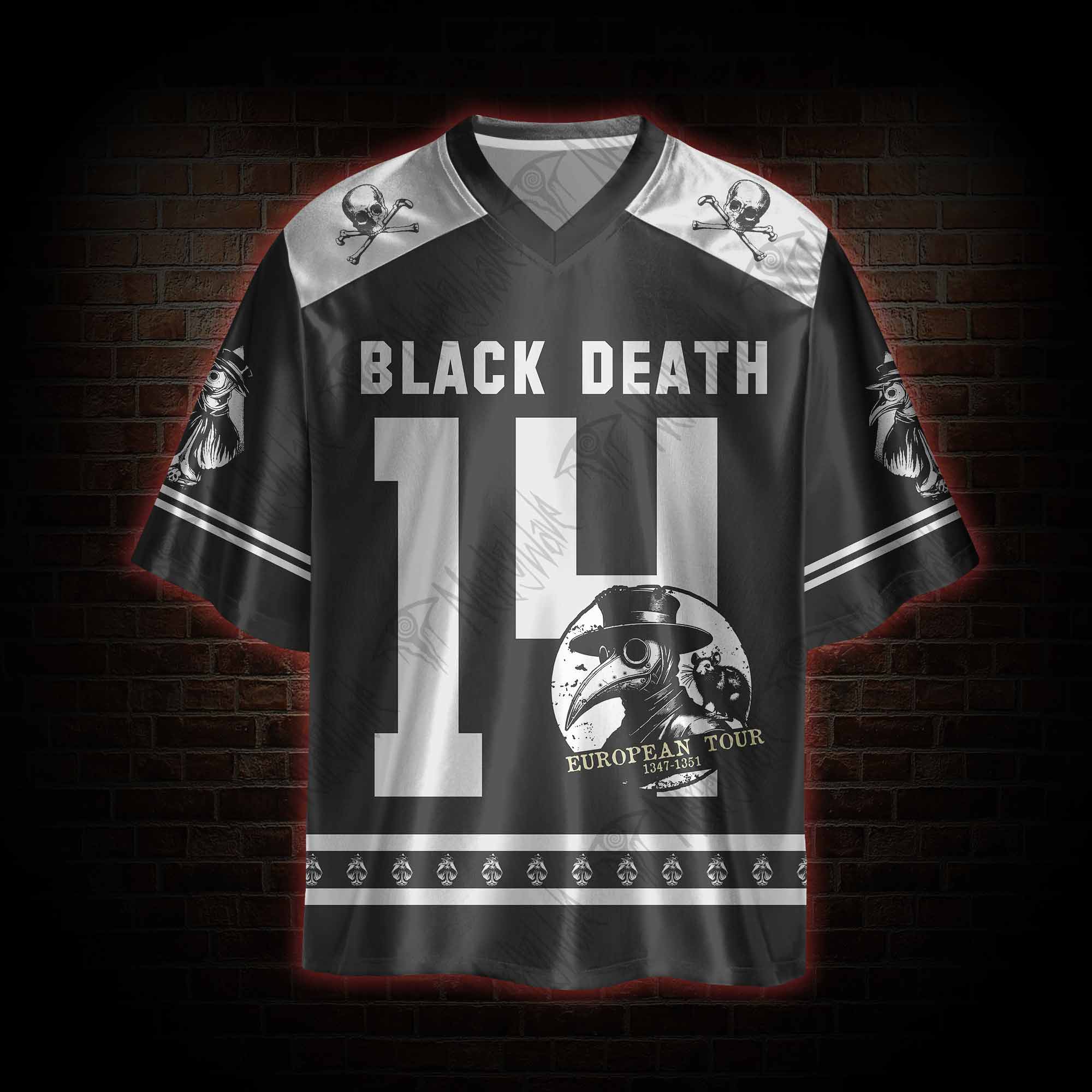 Black Death European Tour Oversized Jersey