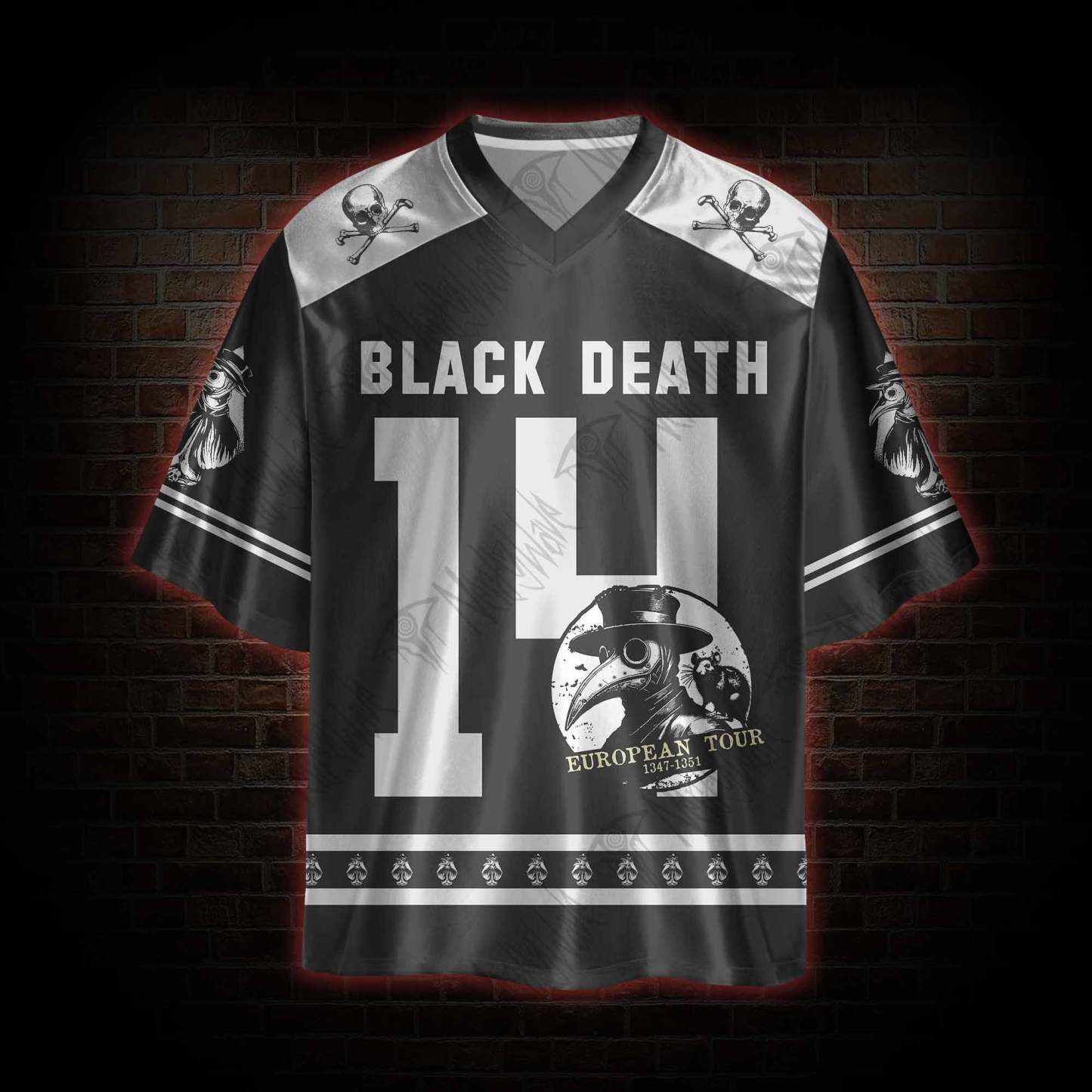 Black Death European Tour Oversized Jersey