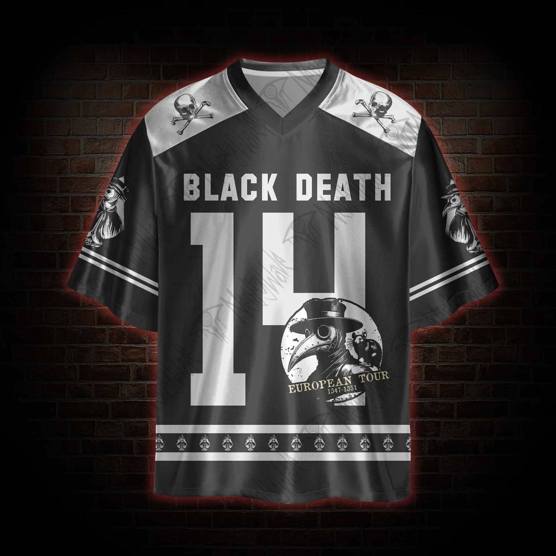Black Death European Tour Oversized Jersey