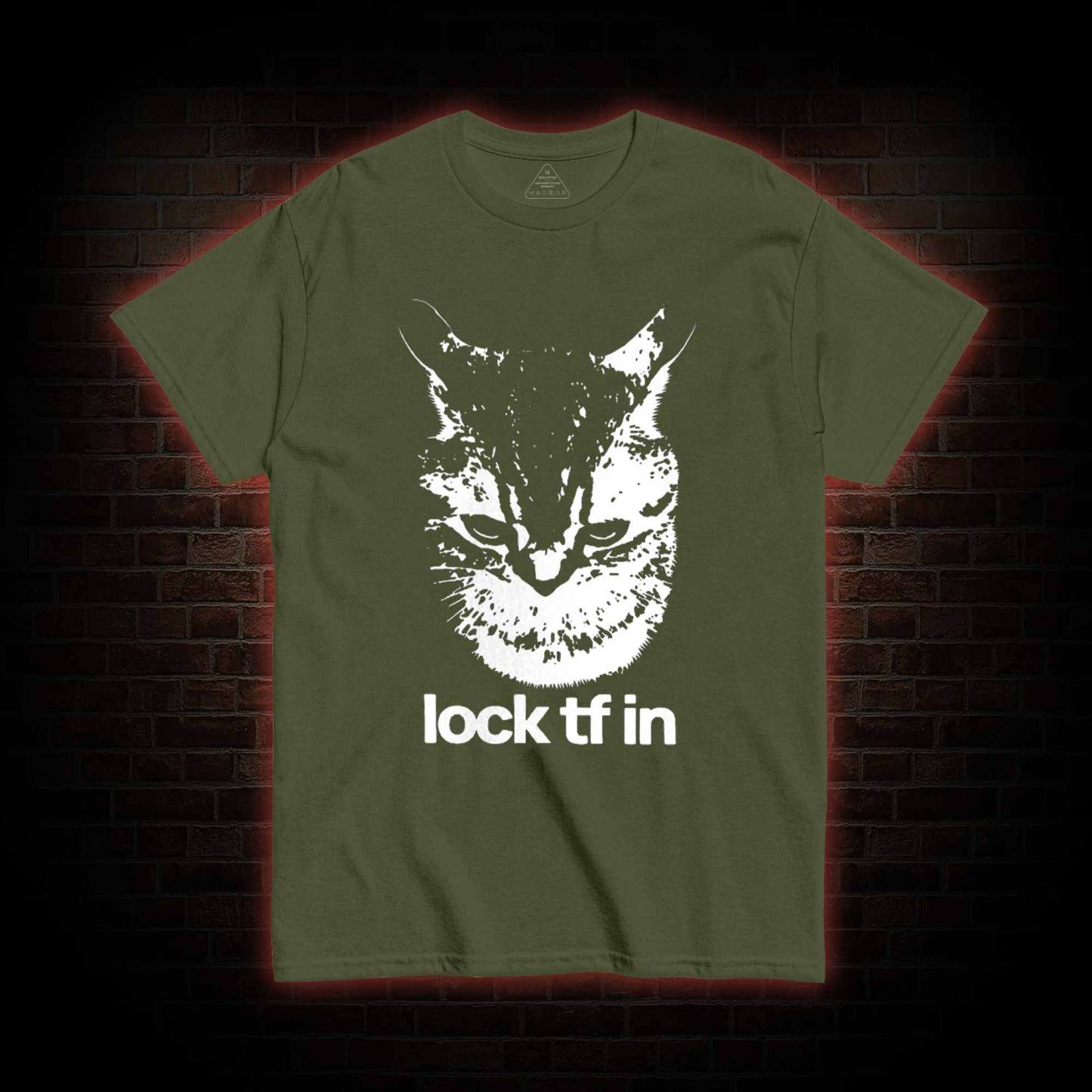 Lock TF in Cat T-shirt