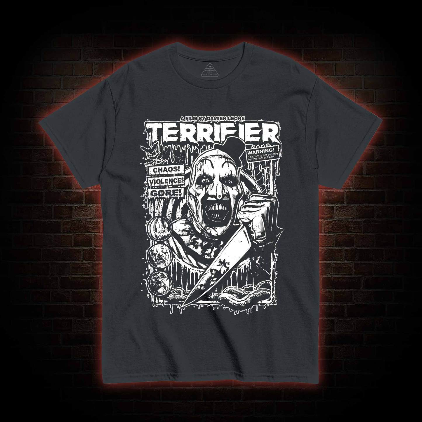 He was Creating an Evil Art form T-shirt