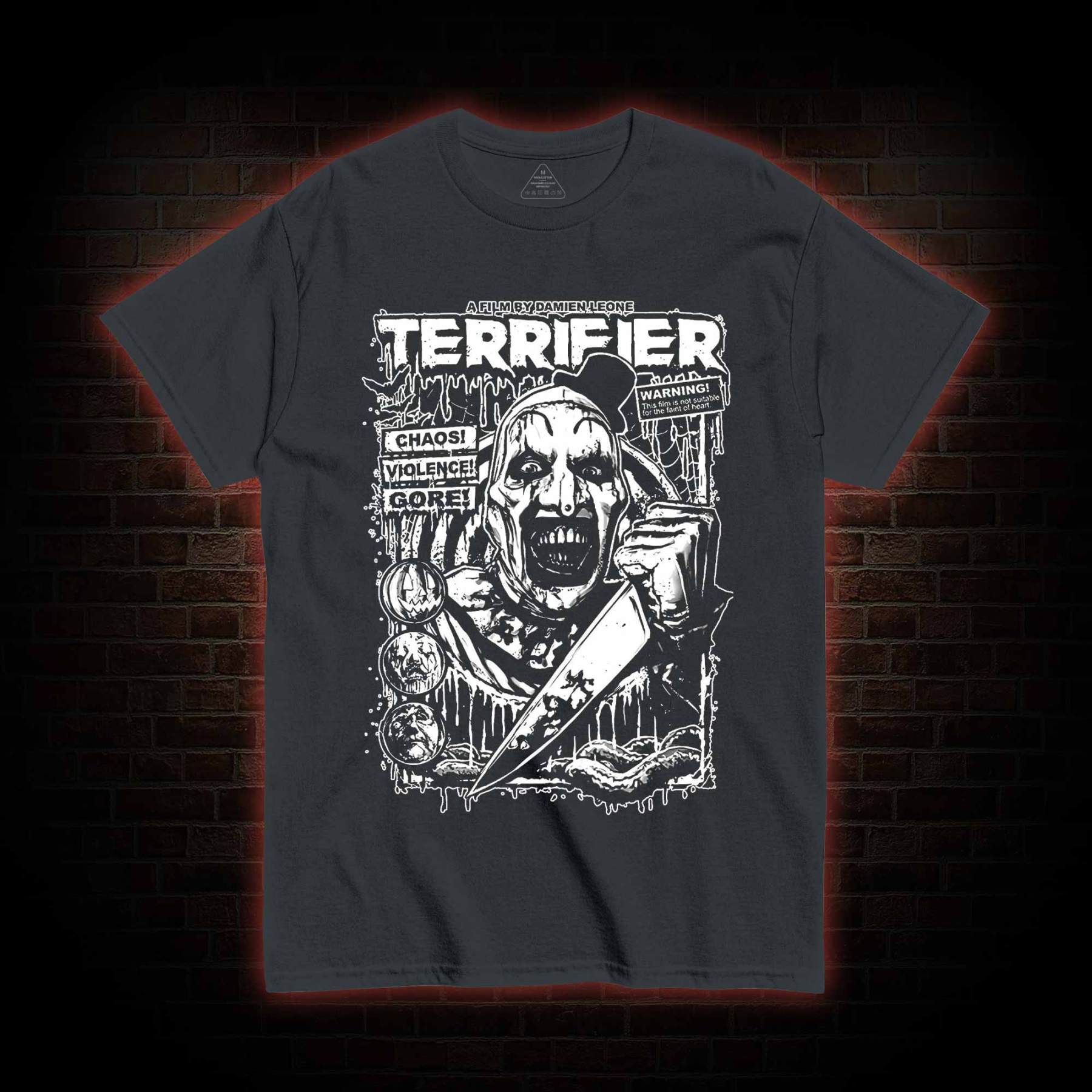 He was Creating an Evil Art form T-shirt