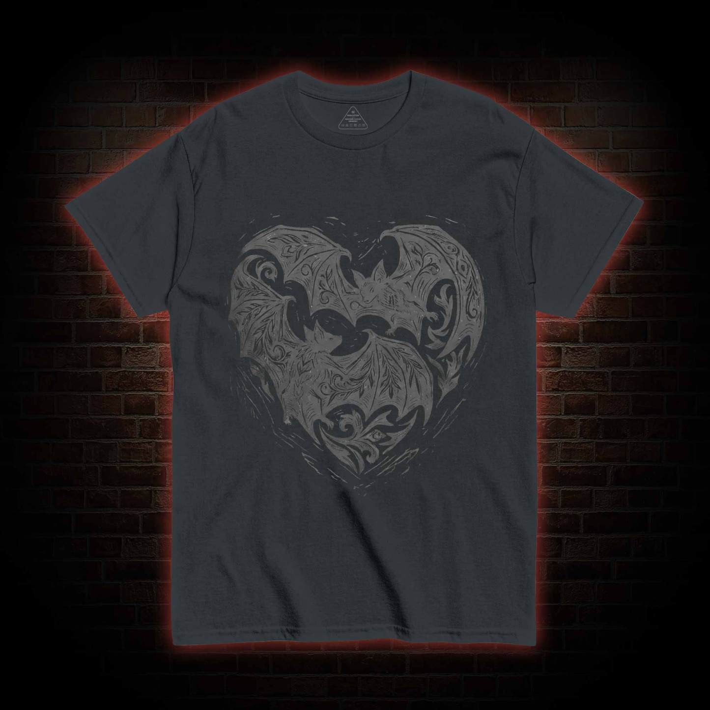 Vampire Bat Heart T-shirt