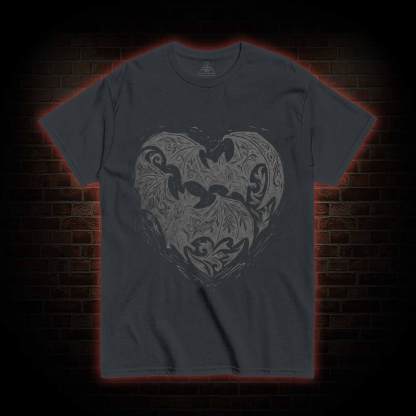 Vampire Bat Heart T-shirt