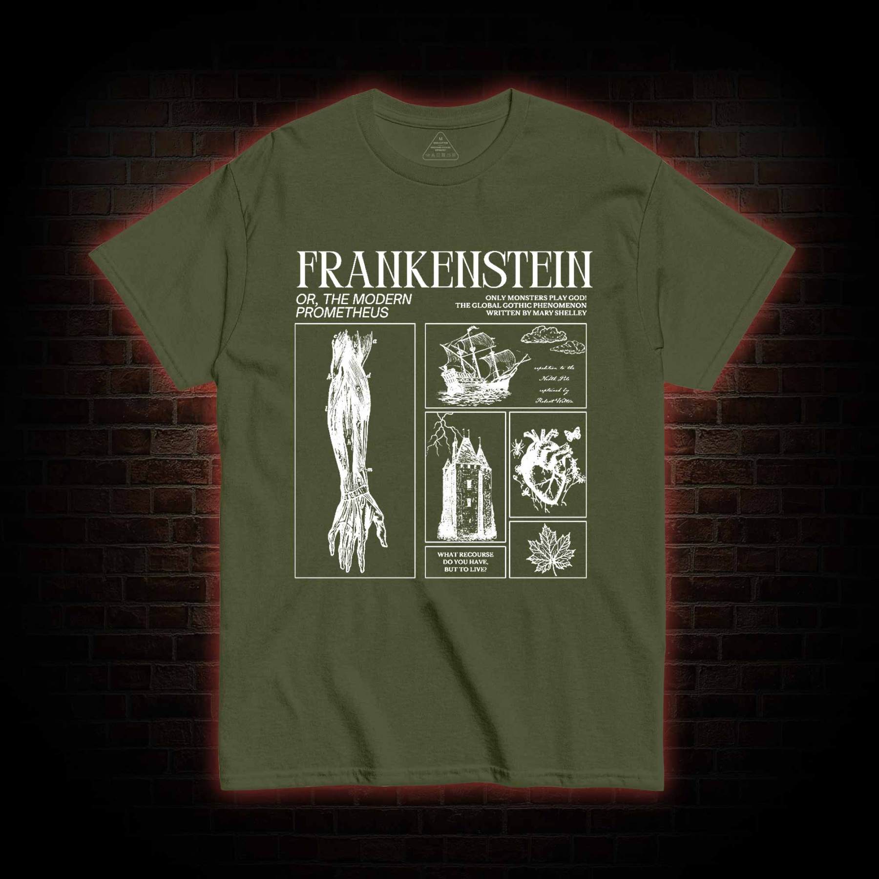 Only Monsters Play God T-shirt