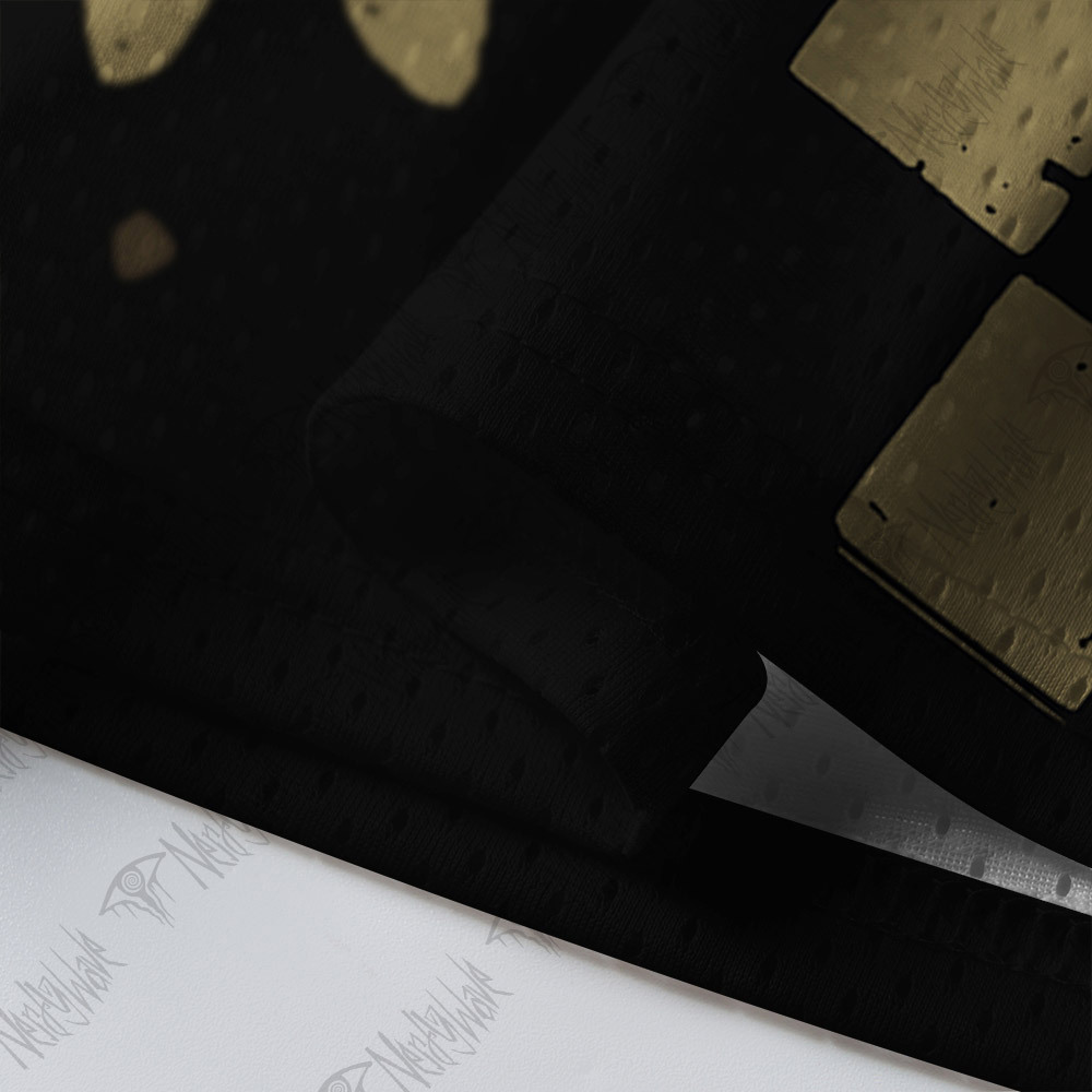 Floral Skull Mesh Jersey