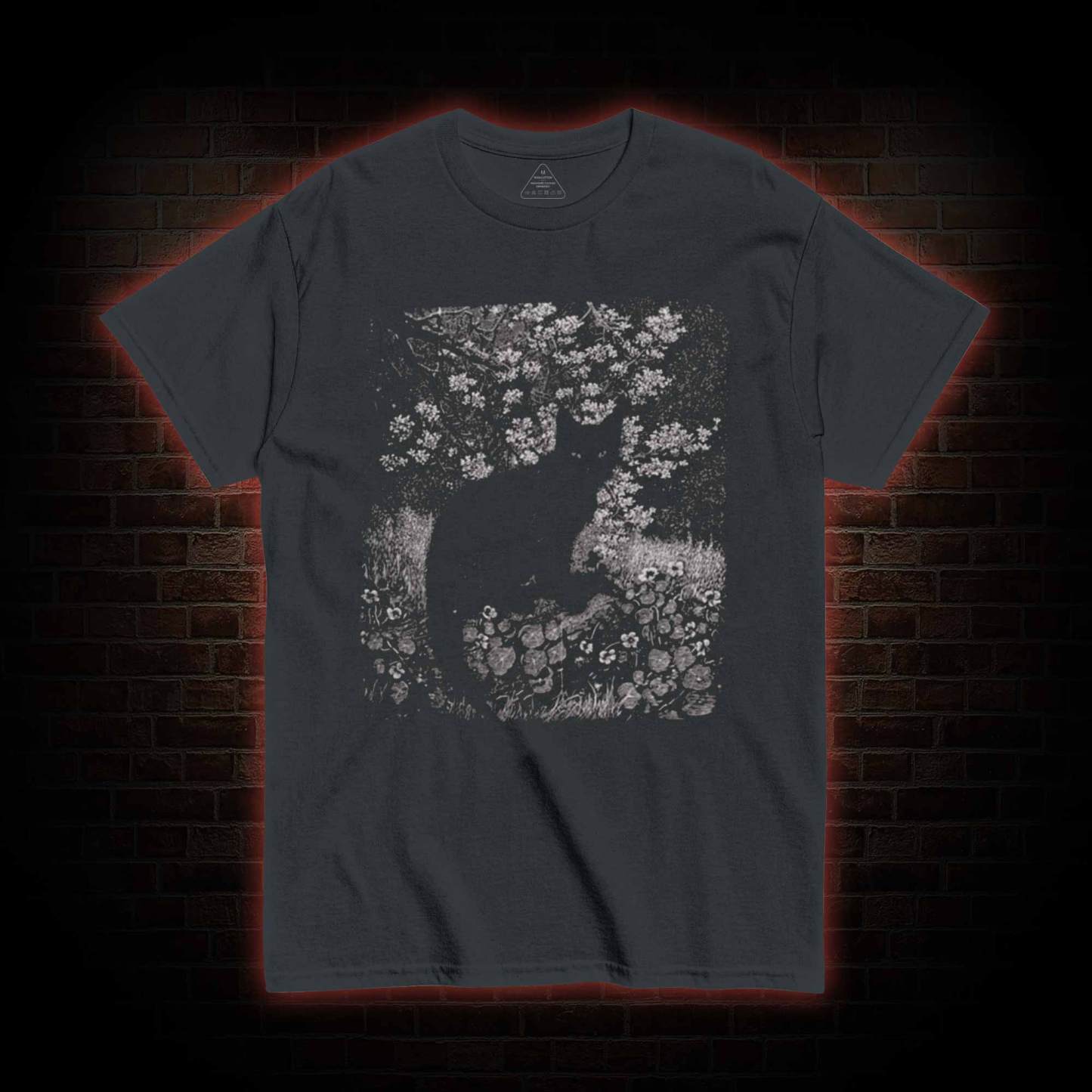 Vintage Black Cat T-shirt