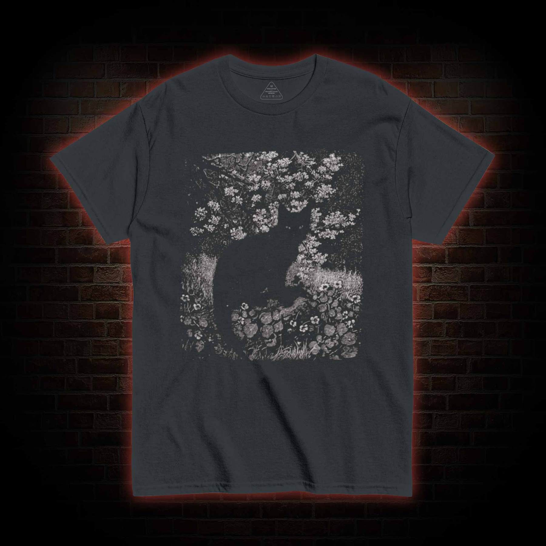 Vintage Black Cat T-shirt