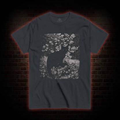 Vintage Black Cat T-shirt
