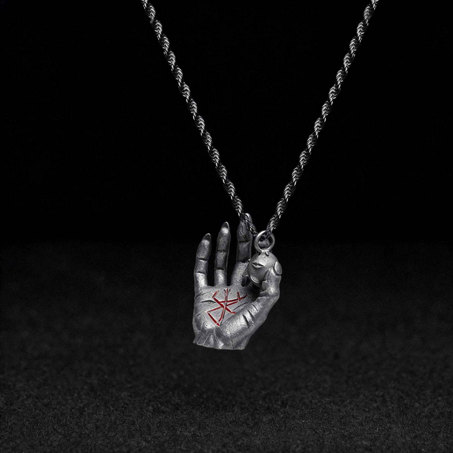 Hand of God Sculptural Necklace