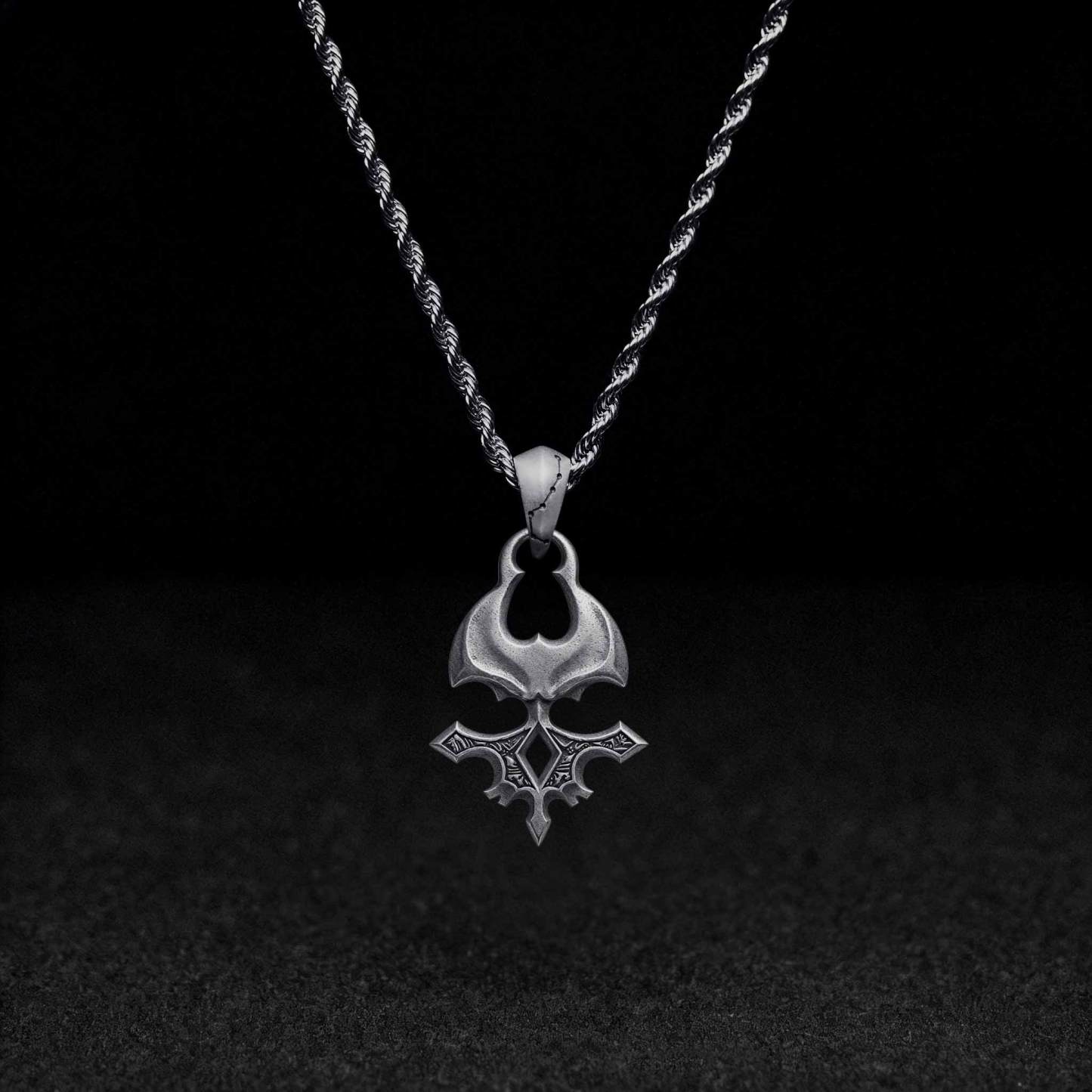 Reaper Skull Sculptural Necklace