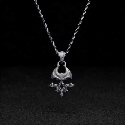 Reaper Skull Sculptural Necklace