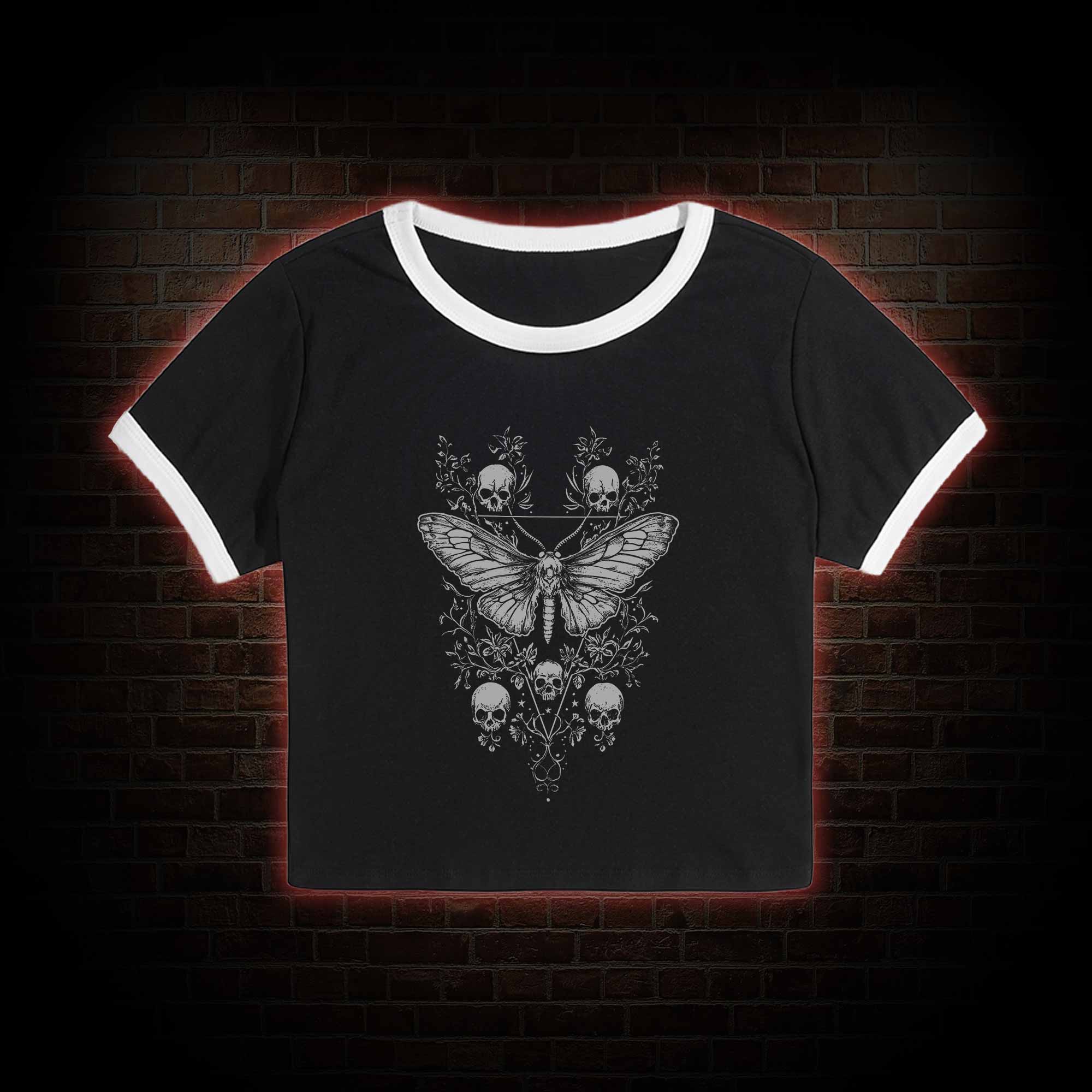 Skull Moth Baby Tee