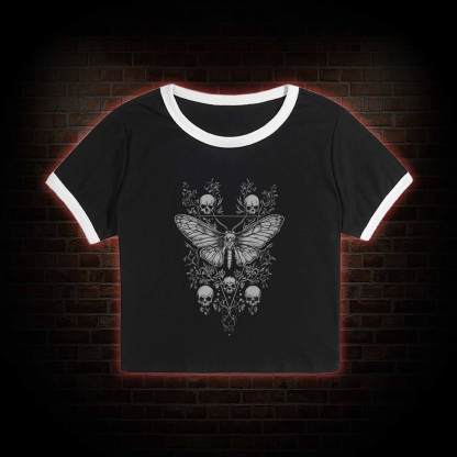Skull Moth Baby Tee