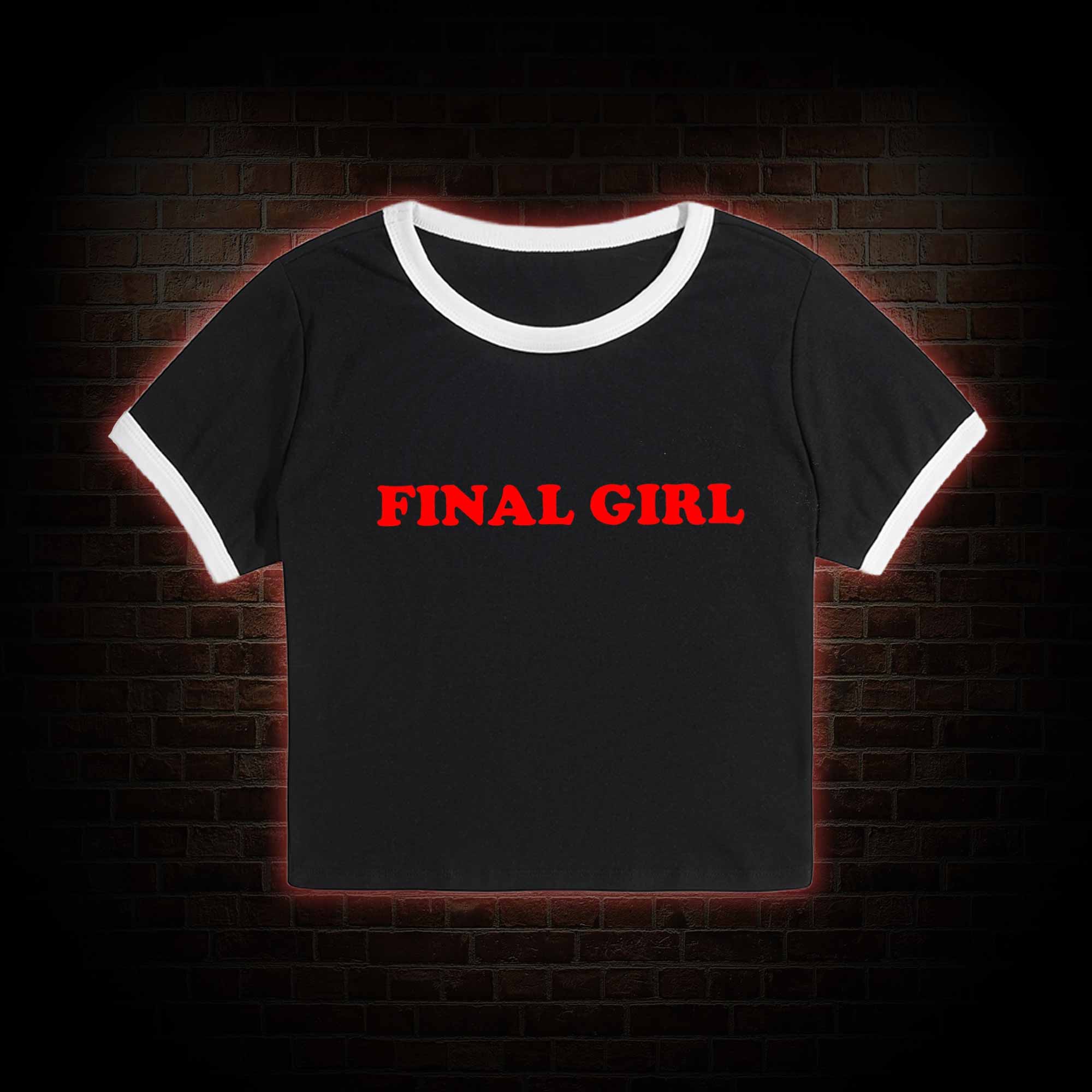 Horror Final Girl Baby Tee