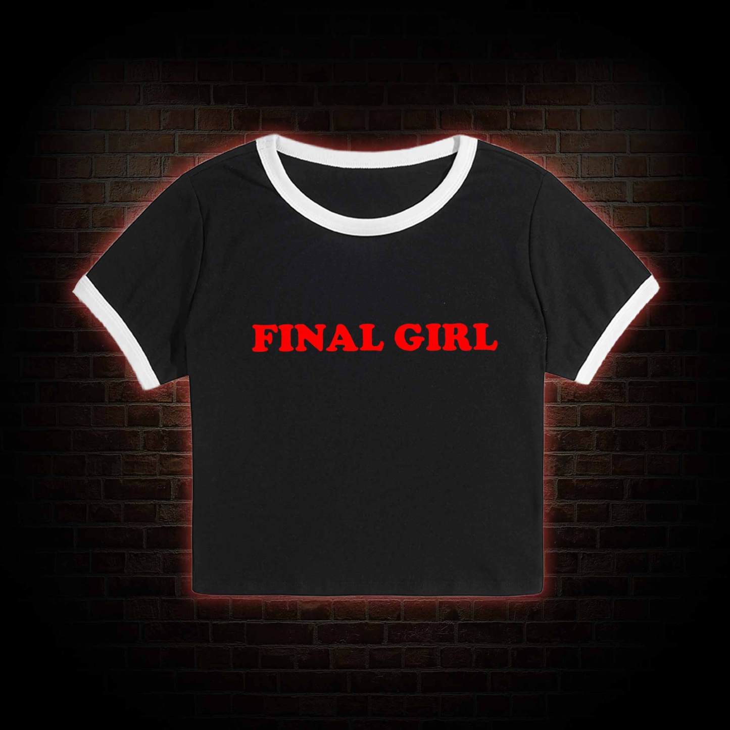 Horror Final Girl Baby Tee