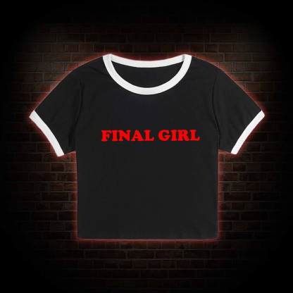 Horror Final Girl Baby Tee