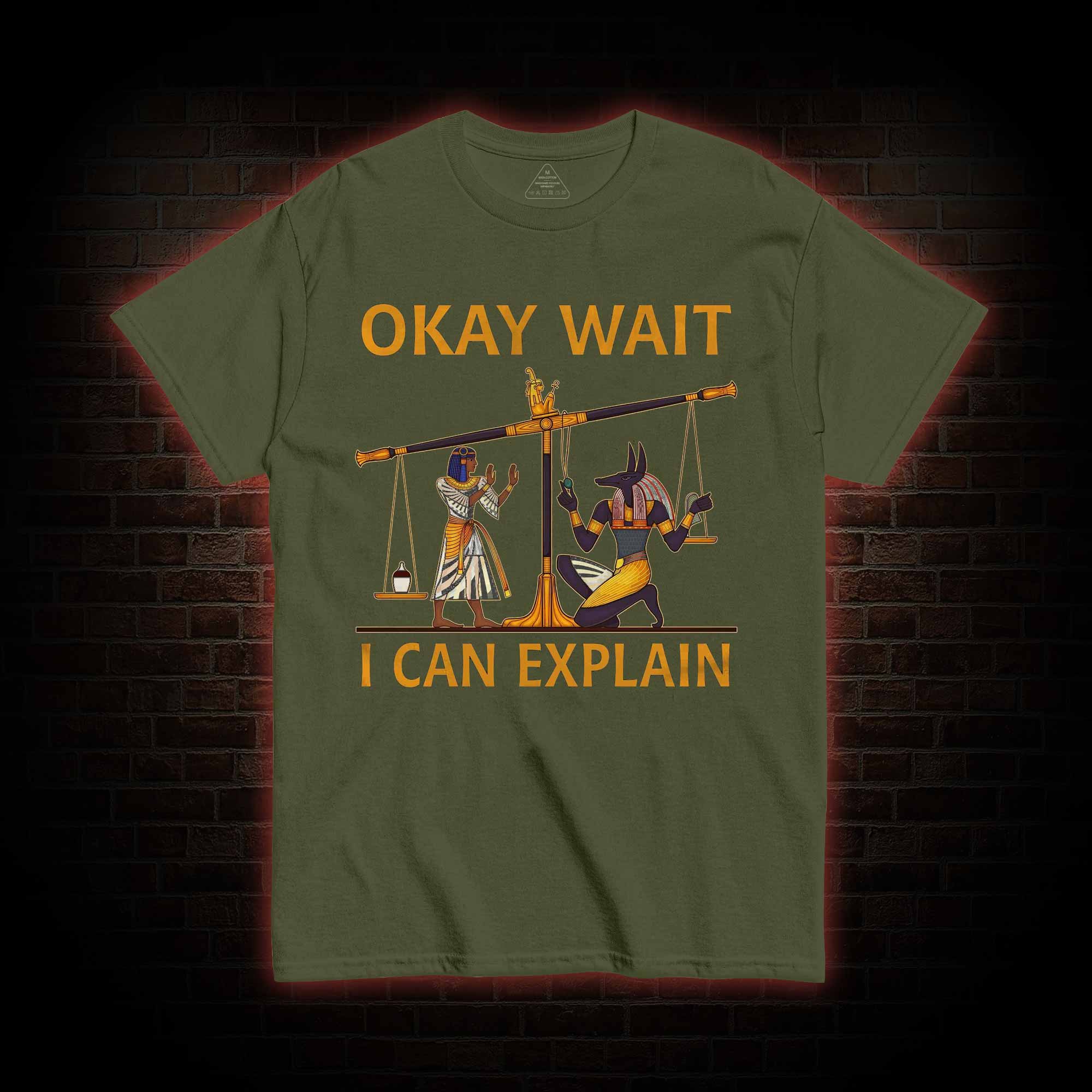 Okay Wait I can Explain T-shirt